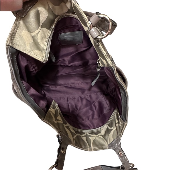 Coach Gray Patchwork Tote - Picture 11 of 12